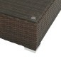 vidaXL Set Divani da Giardino 7 pz con Cuscini in Polyrattan Marrone vidaXL Set Divani da Giardino 7 pz con Cuscini in Polyrattan Marrone
