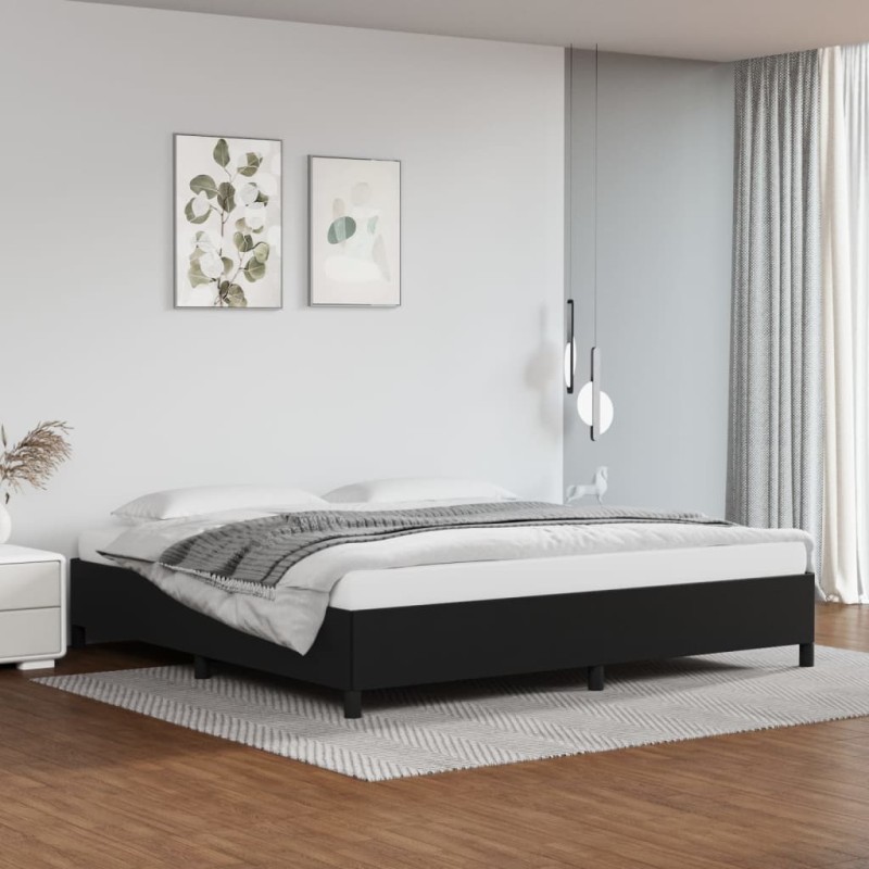 vidaXL Giroletto Nero 200x200 cm in Similpelle vidaXL Giroletto Nero 200x200 cm in Similpelle