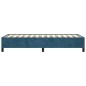 vidaXL Giroletto Blu Scuro 90x200 cm in Velluto vidaXL Giroletto Blu Scuro 90x200 cm in Velluto