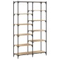 vidaXL Libreria Rovere Sonoma 100x32x170 cm Legno Multistrato e Ferro vidaXL Libreria Rovere Sonoma 100x32x170 cm Legno Multistrato e Ferro