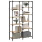 vidaXL Libreria Rovere Sonoma 100x32x170 cm Legno Multistrato e Ferro vidaXL Libreria Rovere Sonoma 100x32x170 cm Legno Multistrato e Ferro