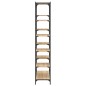 vidaXL Libreria Rovere Sonoma 100x32x170 cm Legno Multistrato e Ferro vidaXL Libreria Rovere Sonoma 100x32x170 cm Legno Multistrato e Ferro