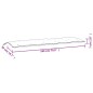 vidaXL Cuscino per Panca Rosa 180x50x7 cm in Tessuto Oxford