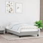 vidaXL Giroletto senza Materasso Grigio Chiaro 90x190 cm Tessuto vidaXL Giroletto senza Materasso Grigio Chiaro 90x190 cm Tessuto