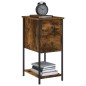vidaXL Comodino Rovere Fumo 32x42x70 cm Legno Multistrato vidaXL Comodino Rovere Fumo 32x42x70 cm Legno Multistrato