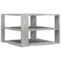 vidaXL Tavolino da Salotto Grigio Cemento 59,5x59,5x40 cm Multistrato
