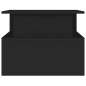 vidaXL Tavolino da Salotto Nero 90x55x42,5 cm in Legno Multistrato vidaXL Tavolino da Salotto Nero 90x55x42,5 cm in Legno Multistrato