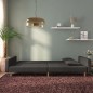 vidaXL Divano Letto a 2 Posti con 2 Cuscini Nero in Tessuto vidaXL Divano Letto a 2 Posti con 2 Cuscini Nero in Tessuto