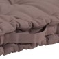 Cuscini per Pallet e Pavimento 7 pz Grigio Talpa in Cotone Cuscini per Pallet e Pavimento 7 pz Grigio Talpa in Cotone