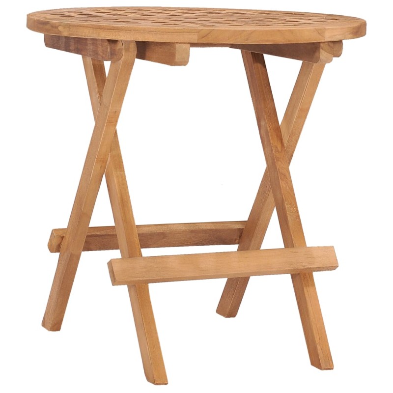 Tavolo da Giardino Pieghevole 50x50x50 cm in Massello di Teak Tavolo da Giardino Pieghevole 50x50x50 cm in Massello di Teak