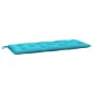 vidaXL Cuscino per Panca da Giardino Turchese 120x50x7 cm in Tessuto