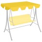 vidaXL Baldacchino per Dondolo Giardino Giallo 150/130x105/70 cm vidaXL Baldacchino per Dondolo Giardino Giallo 150/130x105/70 cm