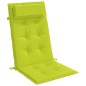 vidaXL Cuscini Sedia Schienale Alto 4 pz Verde Chiaro Tessuto Oxford vidaXL Cuscini Sedia Schienale Alto 4 pz Verde Chiaro Tessuto Oxford