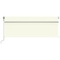 vidaXL Tenda Retrattile Automatica con Parasole 4,5x3 m Crema vidaXL Tenda Retrattile Automatica con Parasole 4,5x3 m Crema