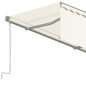 vidaXL Tenda Retrattile Automatica con Parasole 4,5x3 m Crema vidaXL Tenda Retrattile Automatica con Parasole 4,5x3 m Crema