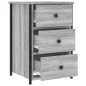 vidaXL Comodini 2 pz Grigio Sonoma 40x36x60 cm in Legno Multistrato vidaXL Comodini 2 pz Grigio Sonoma 40x36x60 cm in Legno Multistrato