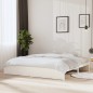 vidaXL Giroletto Bianco 200x200 cm in Legno Massello di Pino