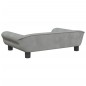 vidaXL Lettino per Cani Grigio Chiaro 70x48x22 cm in Velluto vidaXL Lettino per Cani Grigio Chiaro 70x48x22 cm in Velluto