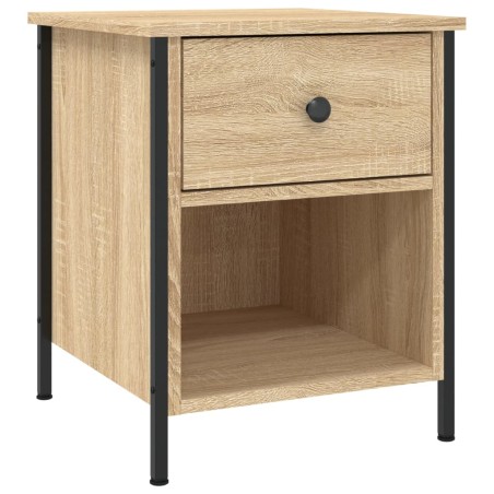vidaXL Comodino Rovere Sonoma 40x42x50 cm in Legno Multistrato