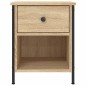 vidaXL Comodino Rovere Sonoma 40x42x50 cm in Legno Multistrato vidaXL Comodino Rovere Sonoma 40x42x50 cm in Legno Multistrato