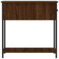 vidaXL Comodino Rovere Marrone 30x60x60 cm in Legno Multistrato