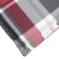 vidaXL Cuscino per Lettino a Quadri Rossi 200x60x3 cm Tessuto Oxford vidaXL Cuscino per Lettino a Quadri Rossi 200x60x3 cm Tessuto Oxford