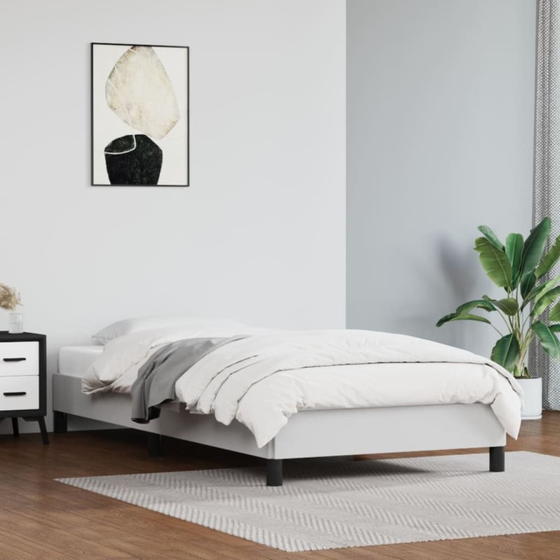 vidaXL Giroletto Bianco 90x200 cm in Similpelle vidaXL Giroletto Bianco 90x200 cm in Similpelle