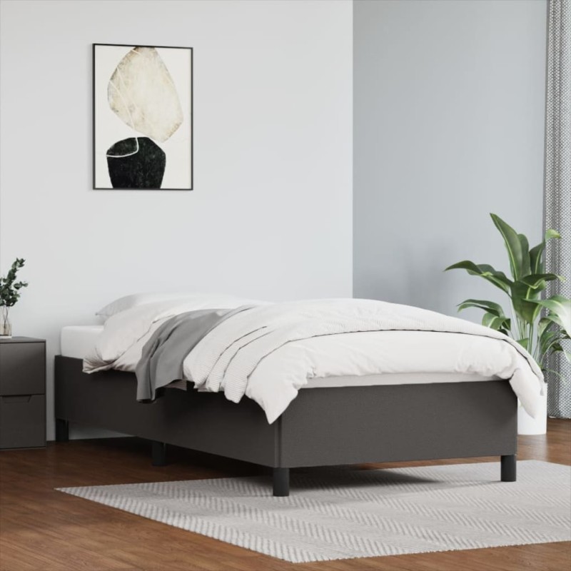 vidaXL Giroletto Grigio 90x200 cm in Similpelle vidaXL Giroletto Grigio 90x200 cm in Similpelle
