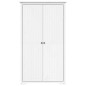 vidaXL Armadio BODO 101x52x176,5 cm in Legno Massello di Pino Bianco vidaXL Armadio BODO 101x52x176,5 cm in Legno Massello di Pino Bianco