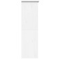 vidaXL Armadio BODO 101x52x176,5 cm in Legno Massello di Pino Bianco vidaXL Armadio BODO 101x52x176,5 cm in Legno Massello di Pino Bianco