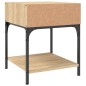 vidaXL Comodino Rovere Sonoma 40x41x50 cm in Legno Multistrato