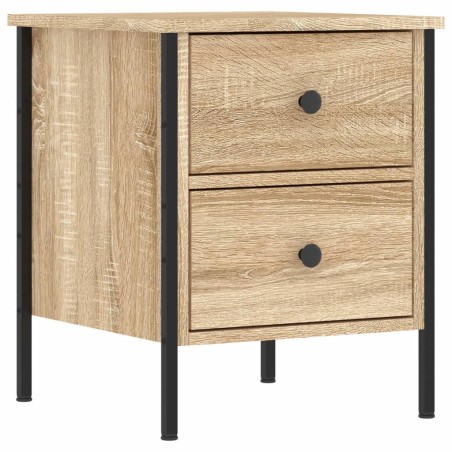 vidaXL Comodino Rovere Sonoma 40x42x50 cm in Legno Multistrato
