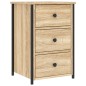 vidaXL Comodino Rovere Sonoma 40x36x60 cm in Legno Multistrato