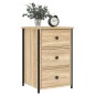 vidaXL Comodino Rovere Sonoma 40x36x60 cm in Legno Multistrato