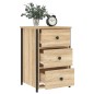 vidaXL Comodino Rovere Sonoma 40x36x60 cm in Legno Multistrato
