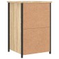 vidaXL Comodino Rovere Sonoma 40x36x60 cm in Legno Multistrato