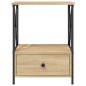 vidaXL Comodino Rovere Sonoma 50x41x65 cm in Legno Multistrato vidaXL Comodino Rovere Sonoma 50x41x65 cm in Legno Multistrato