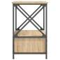 vidaXL Comodino Rovere Sonoma 50x41x65 cm in Legno Multistrato vidaXL Comodino Rovere Sonoma 50x41x65 cm in Legno Multistrato