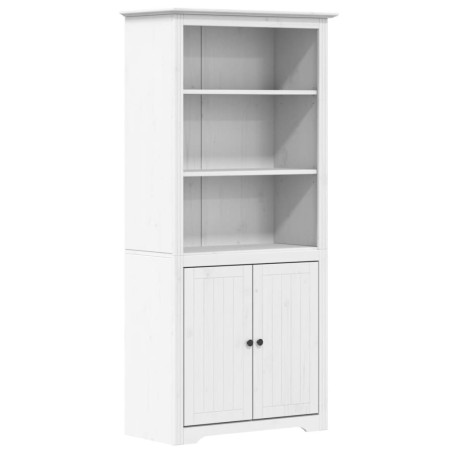 vidaXL Libreria BODO 80x40x172 cm in Legno Massello di Pino Bianco