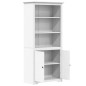 vidaXL Libreria BODO 80x40x172 cm in Legno Massello di Pino Bianco vidaXL Libreria BODO 80x40x172 cm in Legno Massello di Pino Bianco