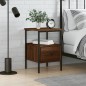 vidaXL Comodino Rovere Marrone 34x35,5x50 cm in Legno Multistrato vidaXL Comodino Rovere Marrone 34x35,5x50 cm in Legno Multistrato