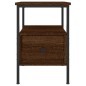 vidaXL Comodino Rovere Marrone 34x35,5x50 cm in Legno Multistrato vidaXL Comodino Rovere Marrone 34x35,5x50 cm in Legno Multistrato