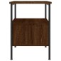 vidaXL Comodino Rovere Marrone 34x35,5x50 cm in Legno Multistrato vidaXL Comodino Rovere Marrone 34x35,5x50 cm in Legno Multistrato