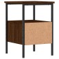 vidaXL Comodino Rovere Marrone 34x35,5x50 cm in Legno Multistrato vidaXL Comodino Rovere Marrone 34x35,5x50 cm in Legno Multistrato