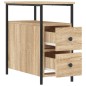 vidaXL Comodino Rovere Sonoma 30x60x60 cm in Legno Multistrato
