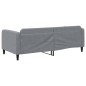 vidaXL Letto da Giorno Grigio Chiaro 90x200 cm in Tessuto vidaXL Letto da Giorno Grigio Chiaro 90x200 cm in Tessuto