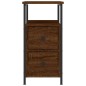 vidaXL Comodino Rovere Marrone 30x60x60 cm in Legno Multistrato vidaXL Comodino Rovere Marrone 30x60x60 cm in Legno Multistrato