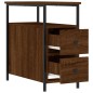 vidaXL Comodino Rovere Marrone 30x60x60 cm in Legno Multistrato vidaXL Comodino Rovere Marrone 30x60x60 cm in Legno Multistrato