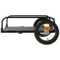 vidaXL Rimorchio da Bici da Carico Nero 122x53x31 cm in Ferro vidaXL Rimorchio da Bici da Carico Nero 122x53x31 cm in Ferro