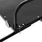 vidaXL Rimorchio da Bici da Carico Nero 122x53x31 cm in Ferro vidaXL Rimorchio da Bici da Carico Nero 122x53x31 cm in Ferro